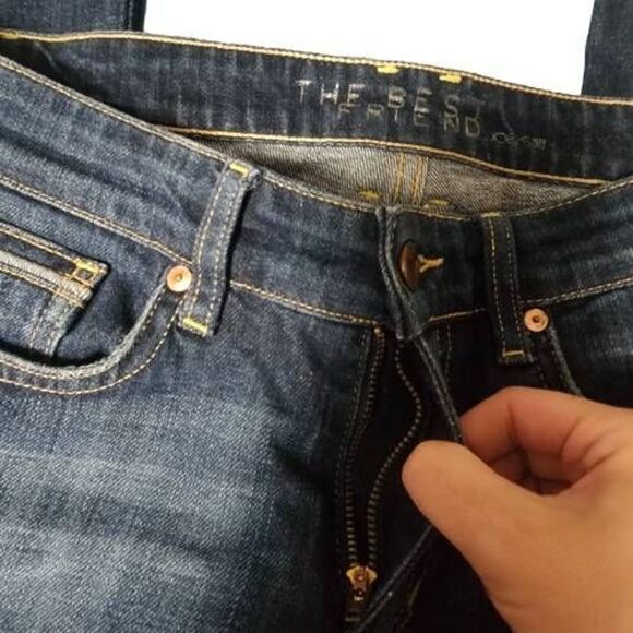 Joe's Jeans The Best Friend Medium Wash Skinny Jeans Size 28 - Picture 7 of 13